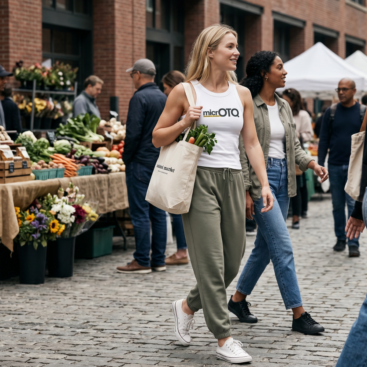 the micrOTQ women's ribbed tank top