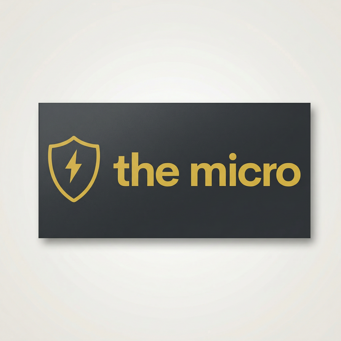 The Micro // 3" Matte Logo Sticker