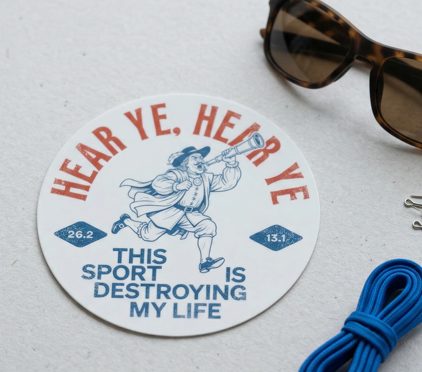 Hear Ye, Hear Ye // Matte Circle Sticker