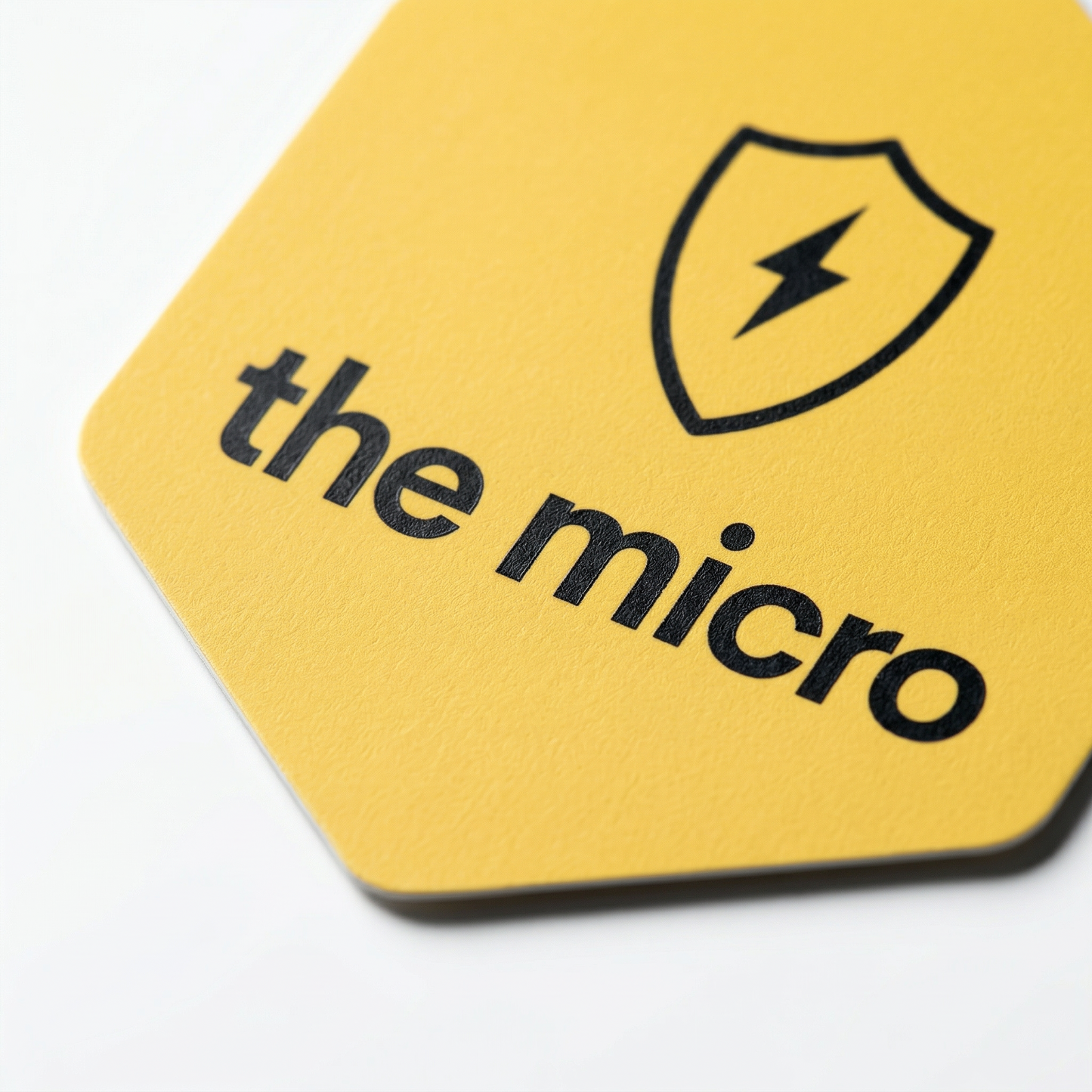 The Micro // Matte Hexagon Sticker