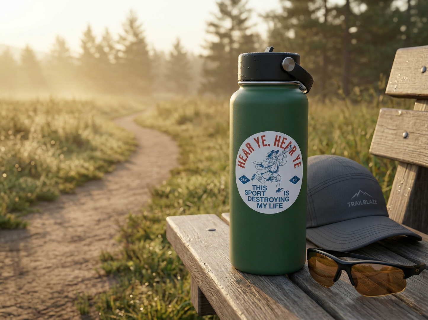 Hear Ye, Hear Ye // Matte Circle Sticker