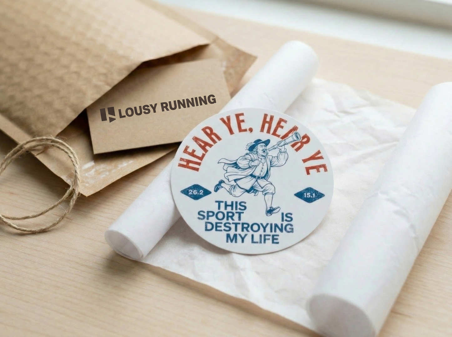 Hear Ye, Hear Ye // Matte Circle Sticker