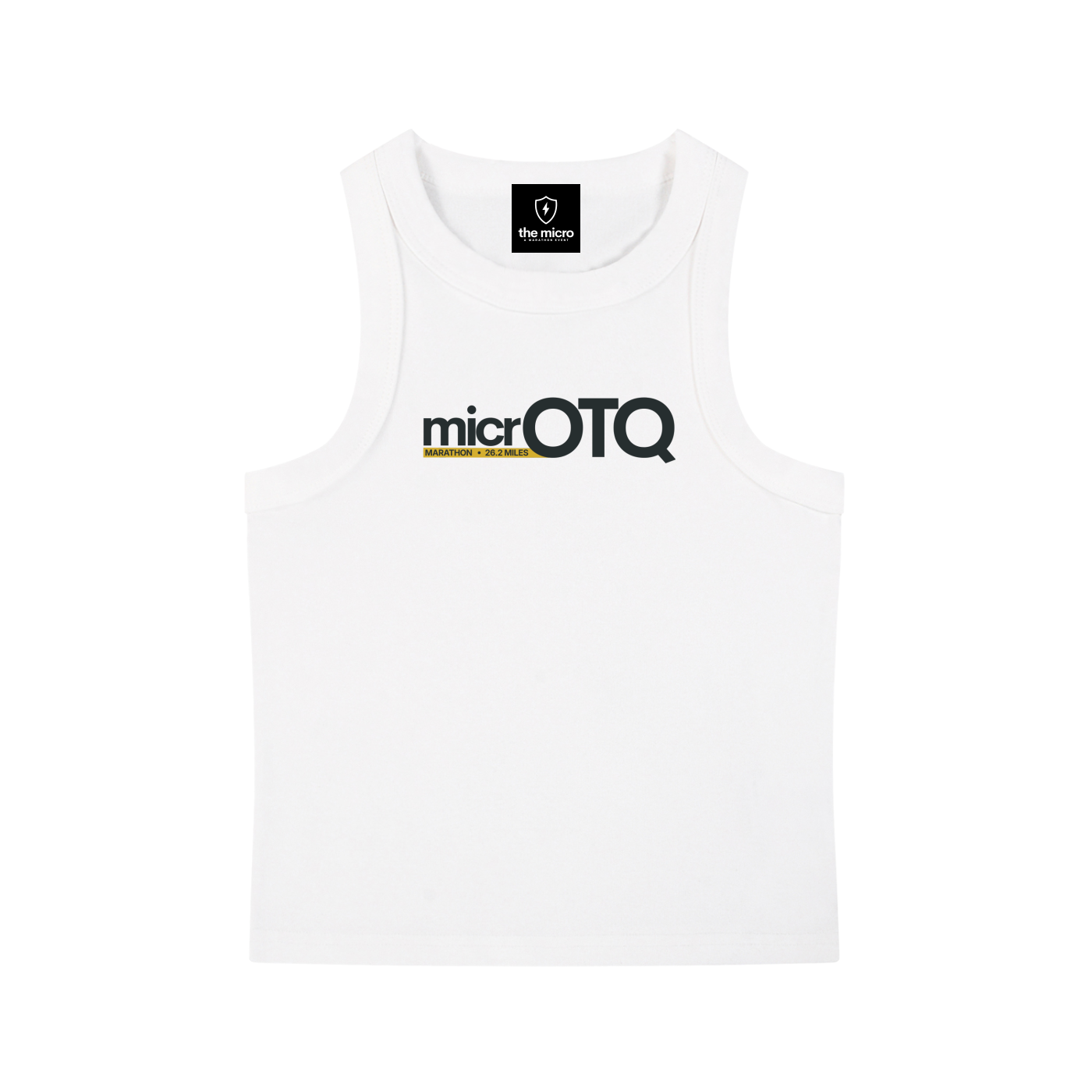the micrOTQ women's ribbed tank top - front