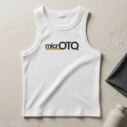 the micrOTQ women's ribbed tank top - detail