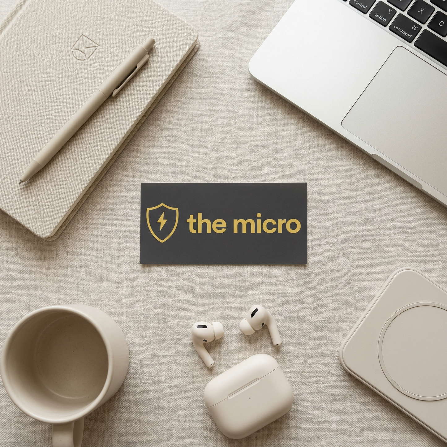 The Micro // 3" Matte Logo Sticker